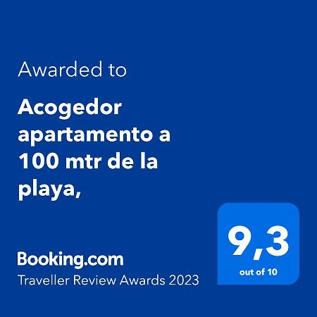 Acogedor Apartamento A 100 Mtr De La Playa, 1 Dormitorio Y Salon Con Sofa Cama Oropesa del Mar Eksteriør billede